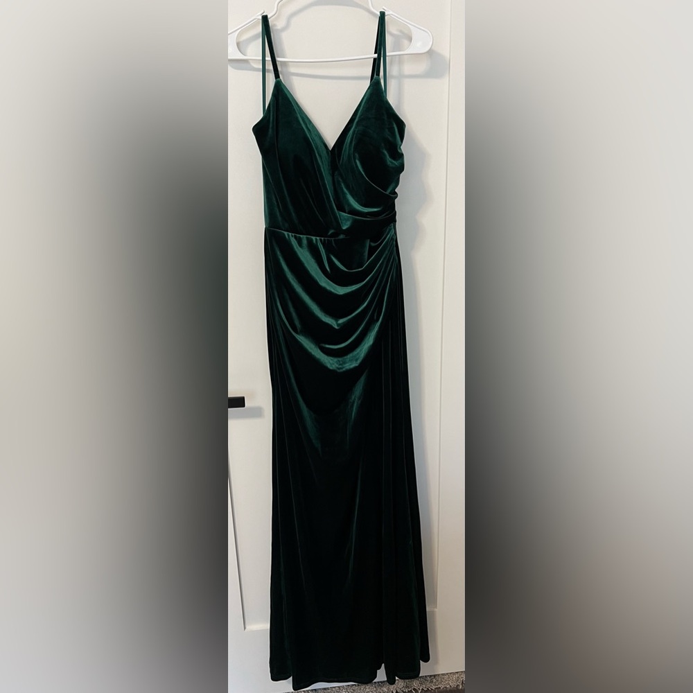 Size 8 Revelry Bridesmaid Dress, Emerald Green - worn once